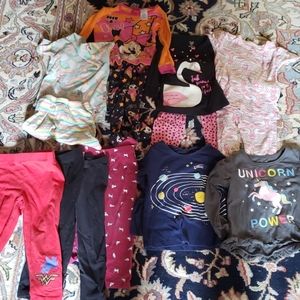 Lot of 2T Girls clothes - 14 items